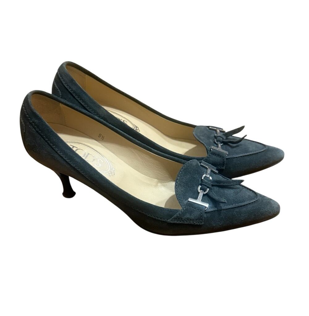 Tod’s Gray Suede Pumps - 9.5